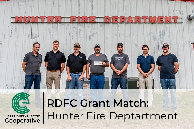 Hunter Fire Department RDFC grant