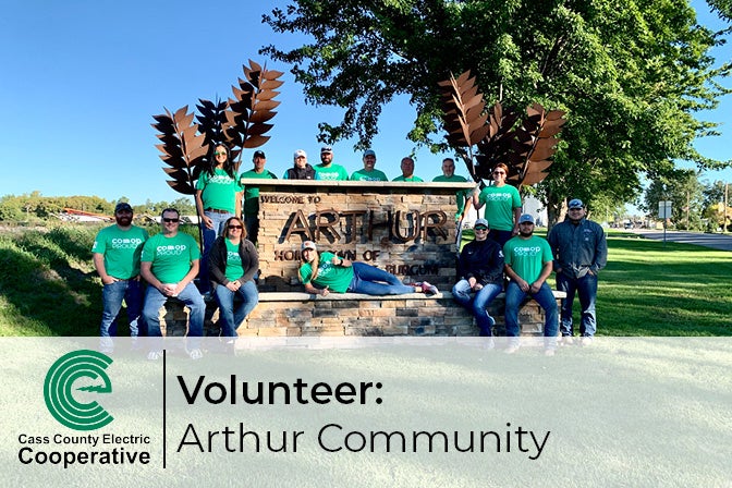 Arthur community volunteering