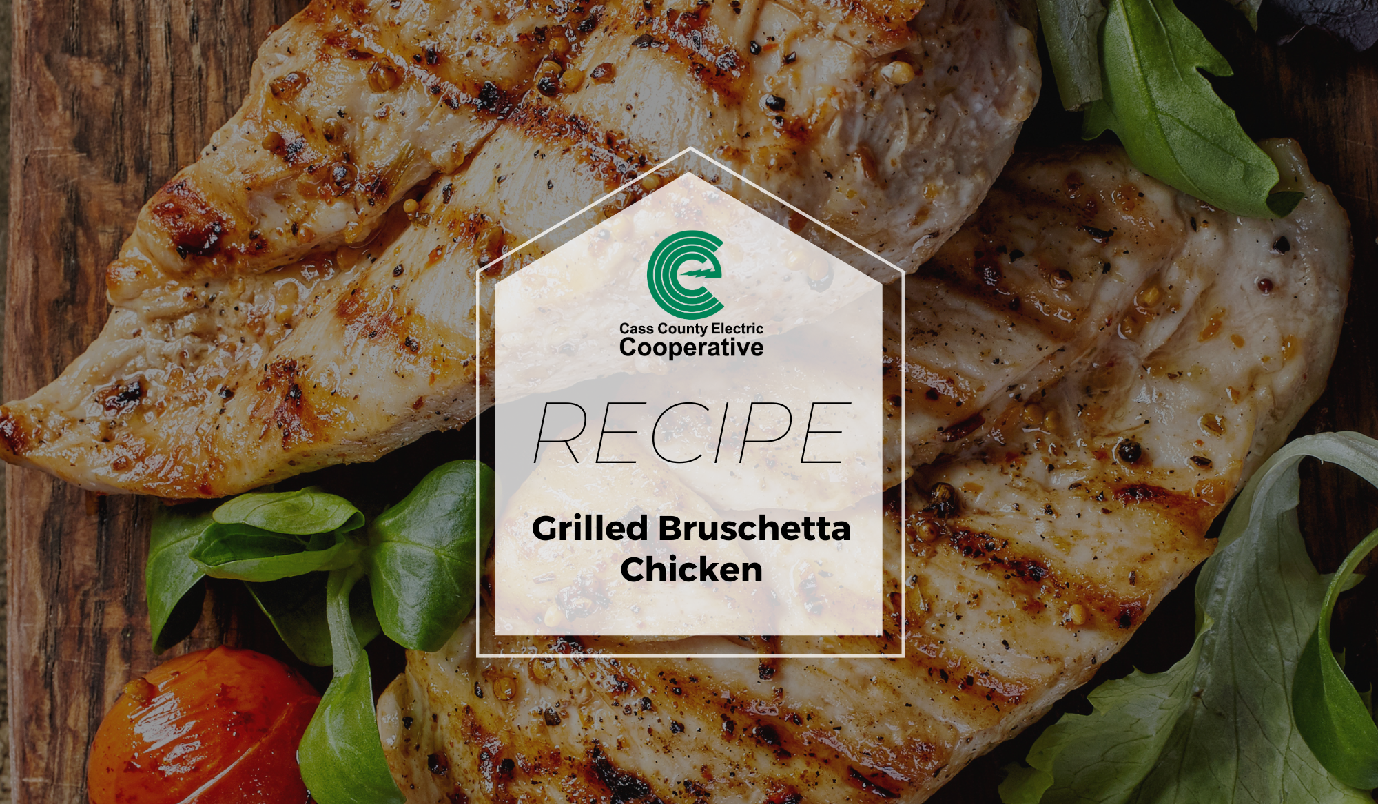 Grilled bruschetta chicken