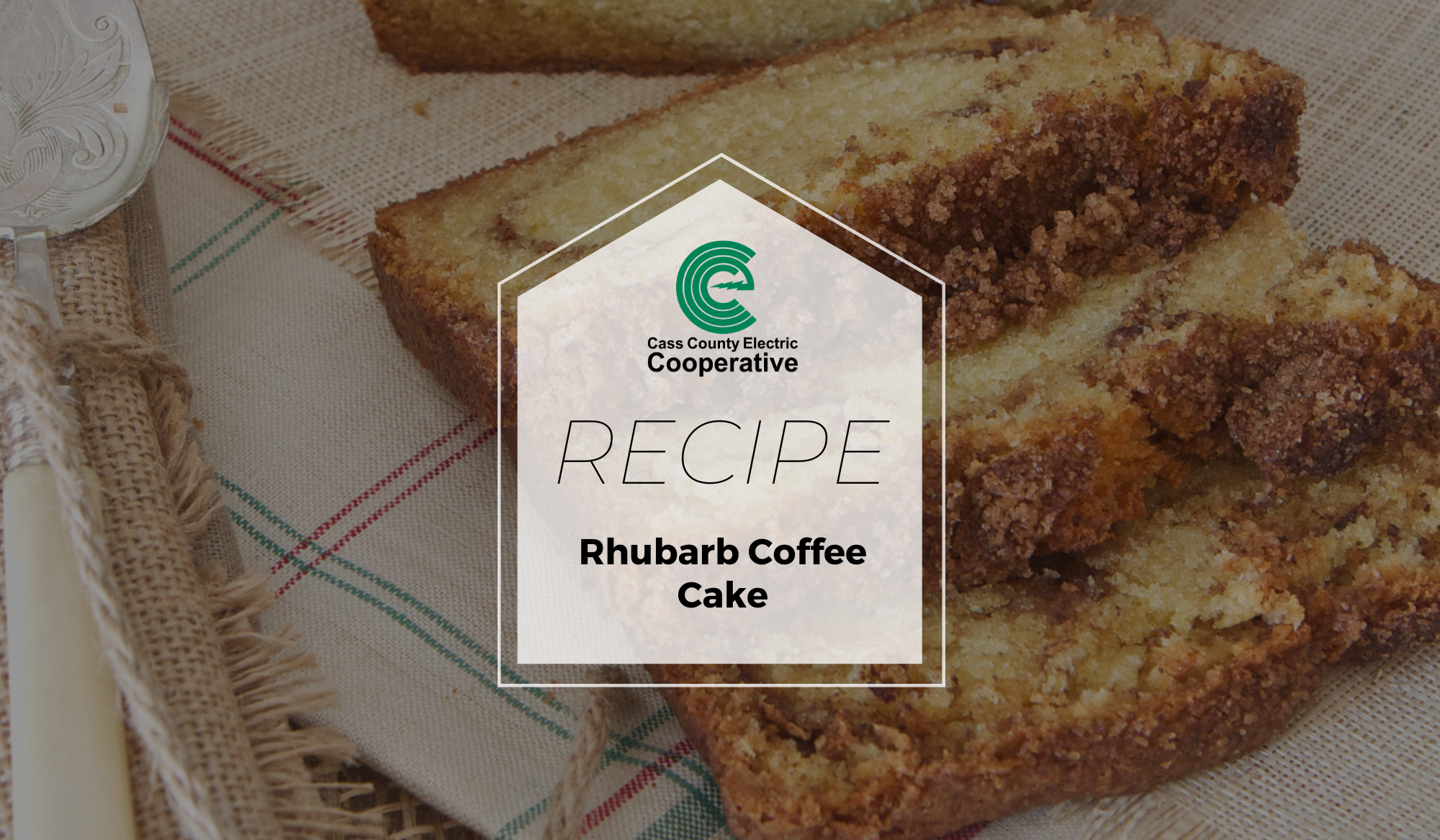 Rhubarb Coffee Cake