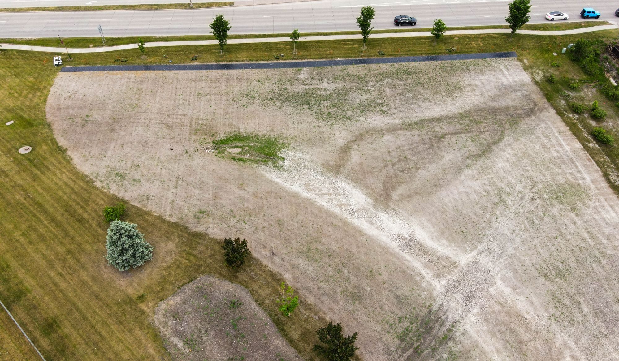 Before planting prairie