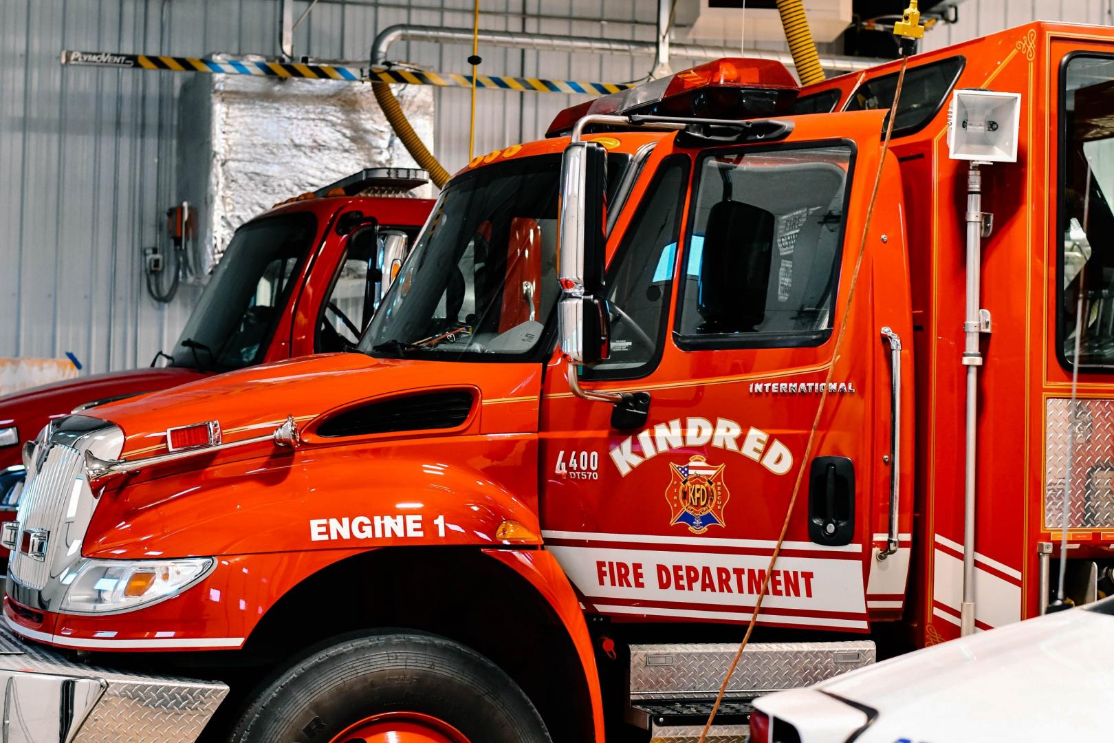 Kindred Fire Department Truck