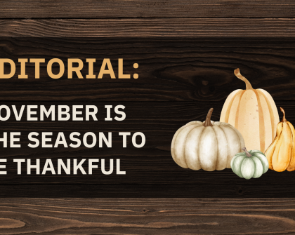 Editorial: Thankful