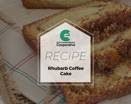 Rhubarb Coffee Cake